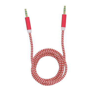 Câble audio Tellur Basic aux jack 3,5 mm, 1 m, rouge