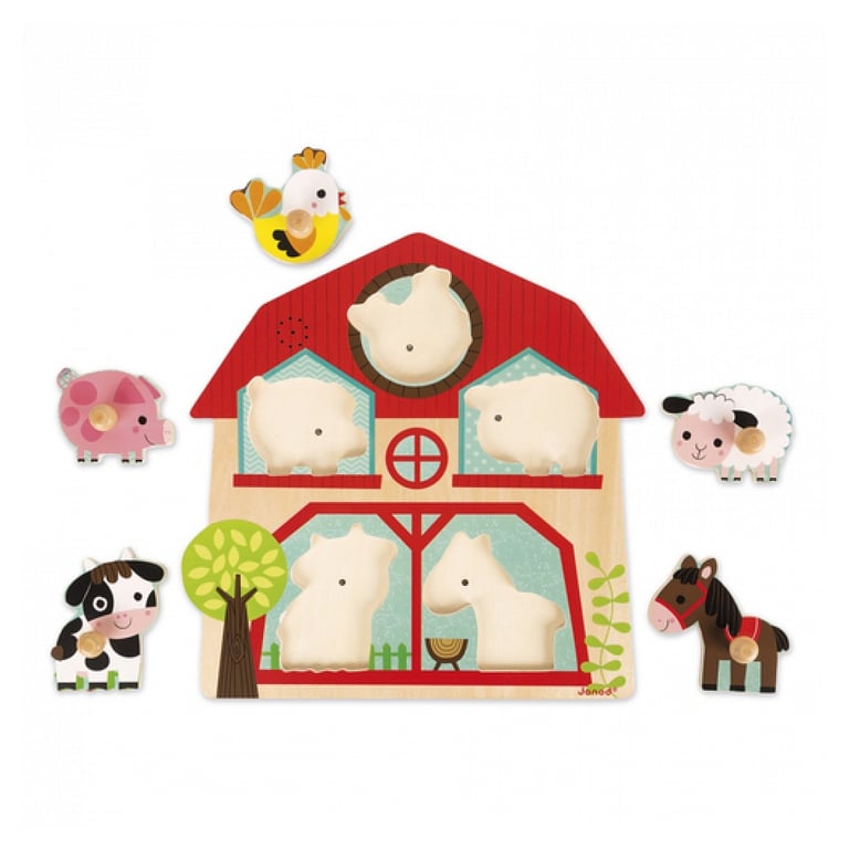 Encastrement musical 5 pièces : Mes petites compagnons Juratoys Janod - vue 6