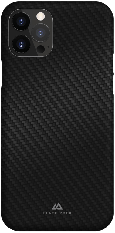 Coque de protection Ultra Thin Iced pour iPhone 12/12 Pro, carbon/noir