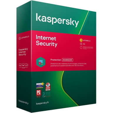 KASPERSKY Internet Security 2020, 3 estaciones de trabajo, 1 año