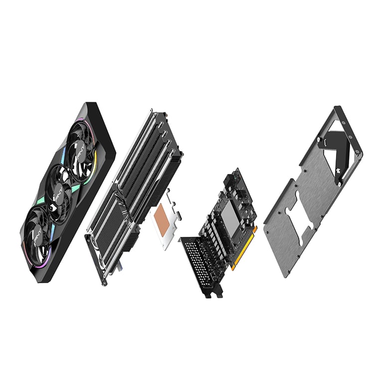 PNY GeForce RTX 5070 EPIC-X RGB OC NVIDIA 12 Go GDDR7 - Neuf