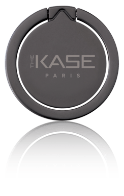 Porta smartphone ad anello magnetico Flip, nero