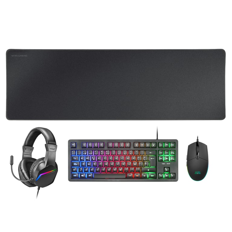 Mars Gaming MCP RGB3 clavier incluse USB QWERTY Espagnole Neuf