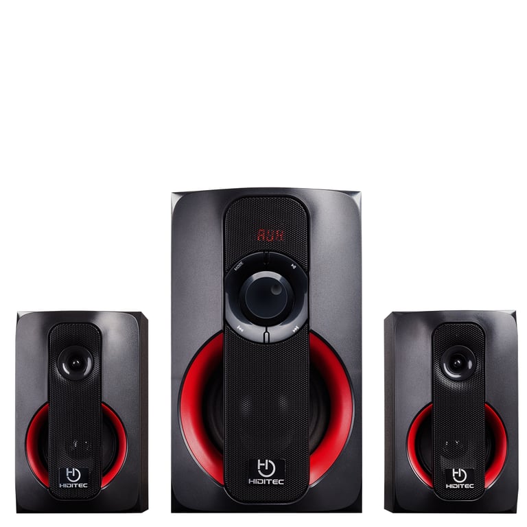 Enceintes Hiditec H400 – 80W, 2.1 Canaux, Bluetooth