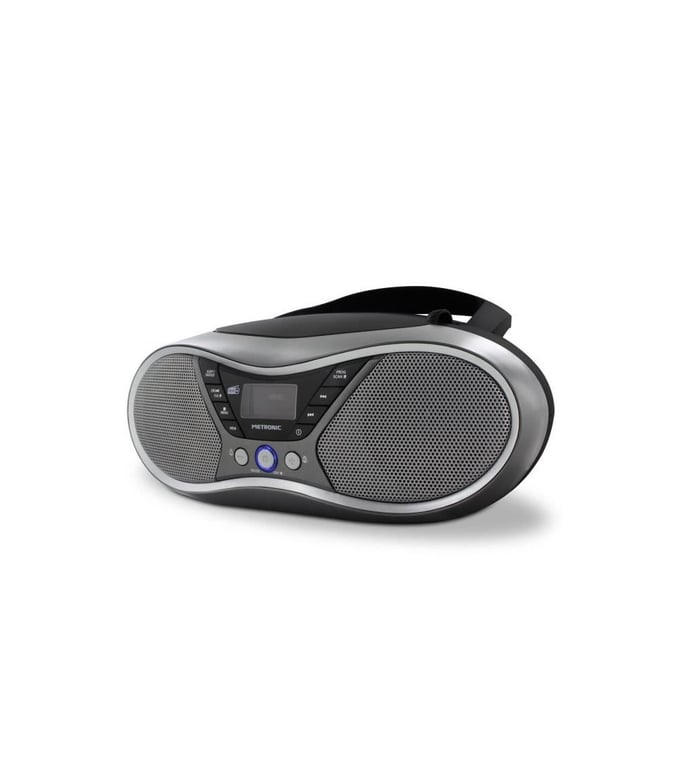 METRONIC Lecteur CD MP3 numérique DAB+ et FM RDS - Nuances de Grey -  Metronic