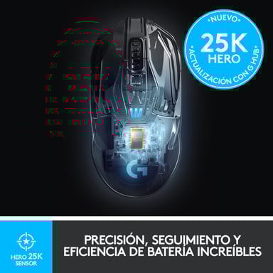 LOGITECH G - G903 LIGHTSPEED Mouse da gioco senza fili - Nero