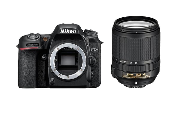 Nikon D7500 + AF-S DX NIKKOR 18-140 VR Juego de cámara SLR 20,9 MP CMOS 5568 x 3712 Pixeles Negro