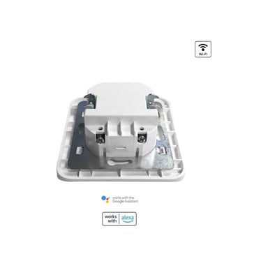 Kit interrupteur va-et-vient connecté DiO Connect lot de 2 Wi?Fi contrôle vocal blanc