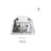 Kit interrupteur va-et-vient connecté DiO Connect lot de 2 Wi?Fi contrôle vocal blanc