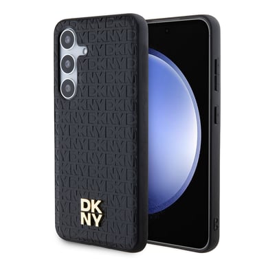 DKNY Funda trasera para Samsung Galaxy S24+ Compatible con MagSafe Negro
