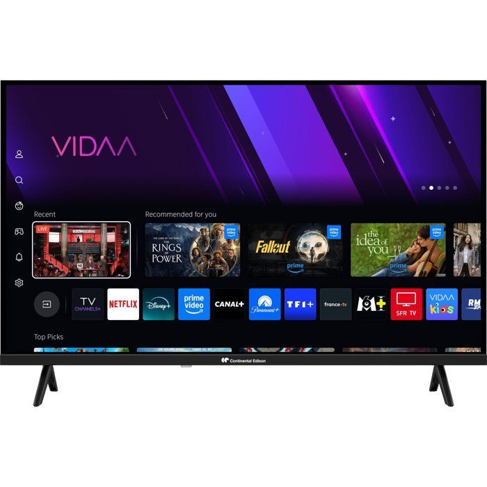 TV LED CONTINENTAL EDISON CELED32SVHD26B6 32 80 cm HD cadre - vue 2