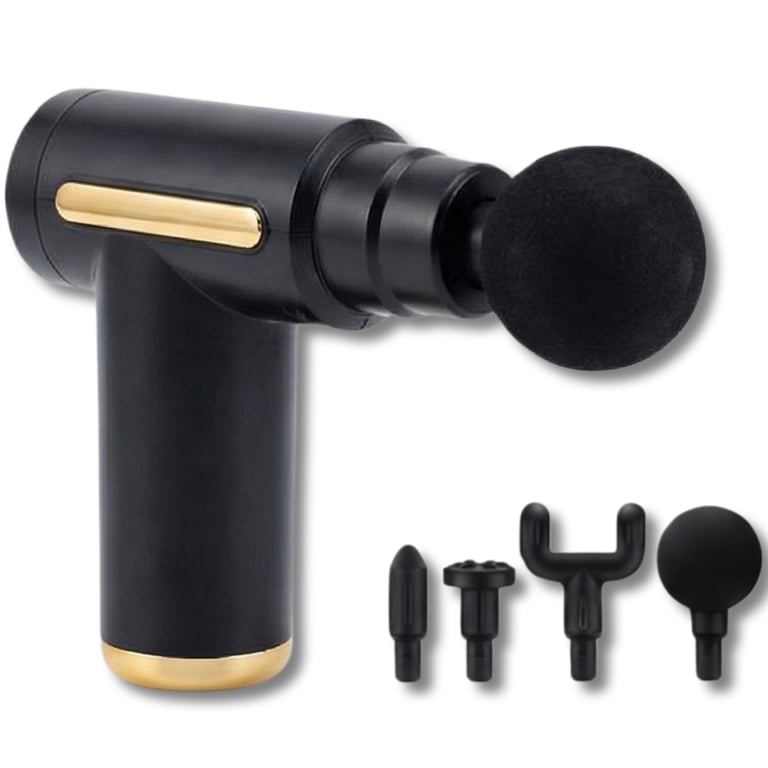 Pistolet de Massage BODYLIFE Compact 6 Vitesses 4 Têtes Profondes - vue 1