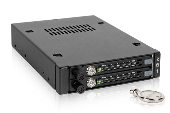 Icy Dock MB492SKL-B Obturateur de baie de lecteur Noir