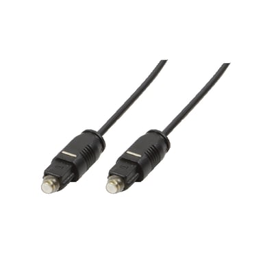 LogiLink Toslink - Toslink, 2m câble audio Noir