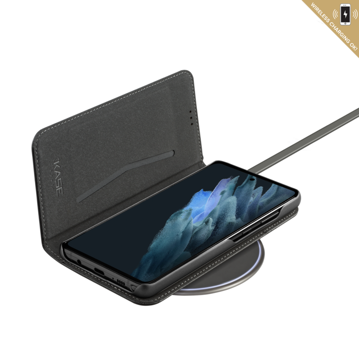Étui et Coque slim magnétique 2-en-1 GEN 2.0 pour Samsung Galaxy S21+ 5G, Noir