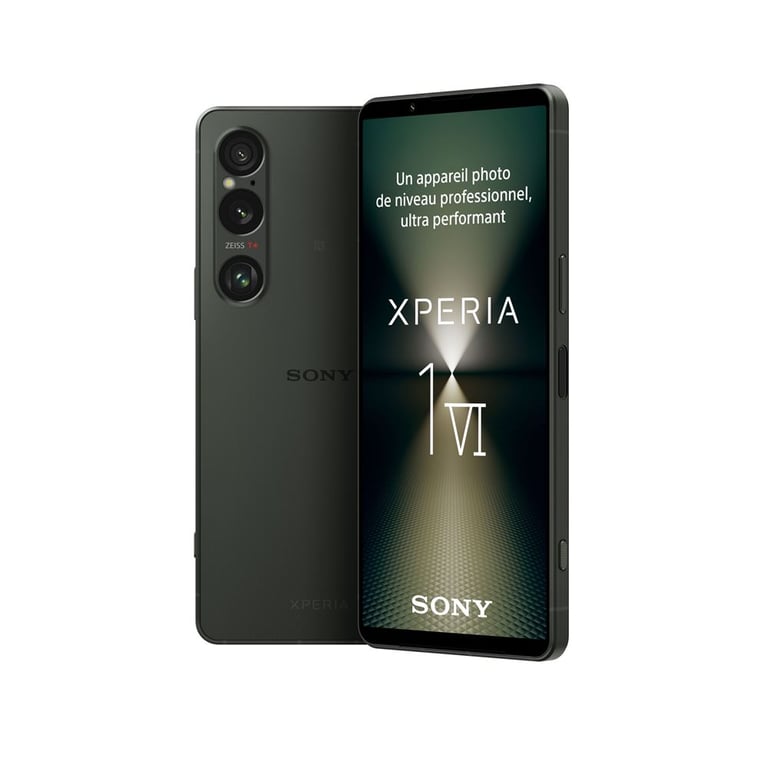 Xperia 1 VI (5G) 256 Go Vert Kaki - Bon état Bon état - Sony reconditionné disponible sur Pixmania