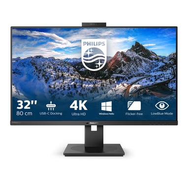 Philips P Line 329P1H/00 LED display 80 cm (31.5'') 3840 x 2160 pixels 4K Ultra HD Noir
