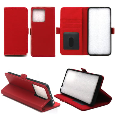 Xiaomi Redmi Note 13 4G Etui / Housse pochette protection rouge