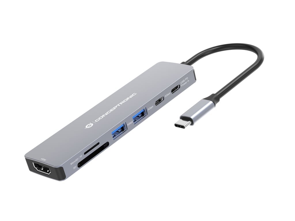 Conceptronic DONN28G station d'accueil Avec fil USB 3.2 Gen 1 3.1 Gen 1 Type C Neuf - vue 3