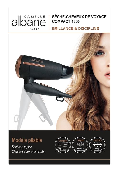 SECHE CHEVEUX DE VOYAGE COMPACT 1600 - vue 3
