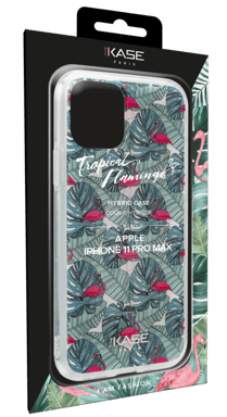 Coque hybride Flamant rose tropical pour Apple iPhone 11 Pro Max