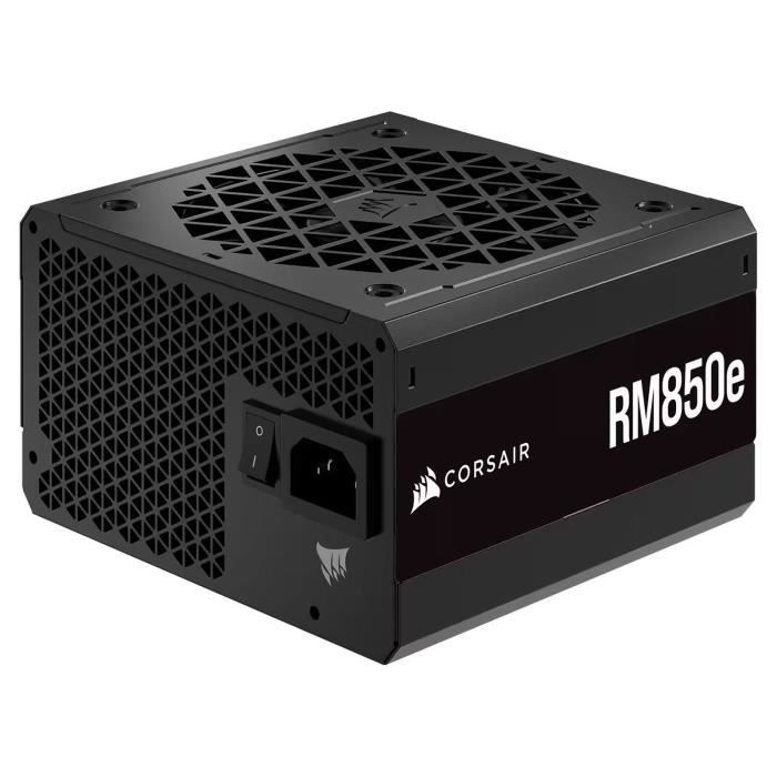 CORSAIR RM850e Bloc d'alimentation 850 Watts ATX 3.0 Silencieuse Certifié 80 PLUS Gold CP 9020263 EU Neuf