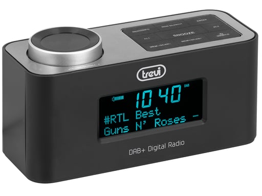 Trevi RC 80D6 DAB Portable Analogique et numérique Noir, Argent