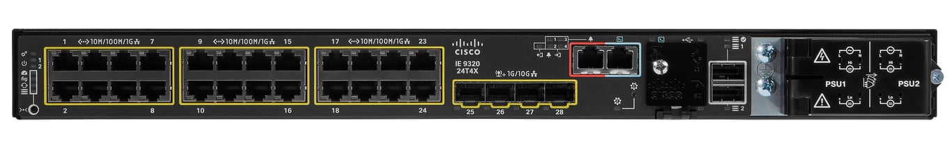 Cisco IE 9320 24T4X E commutateur réseau Géré L2L3 Neuf
