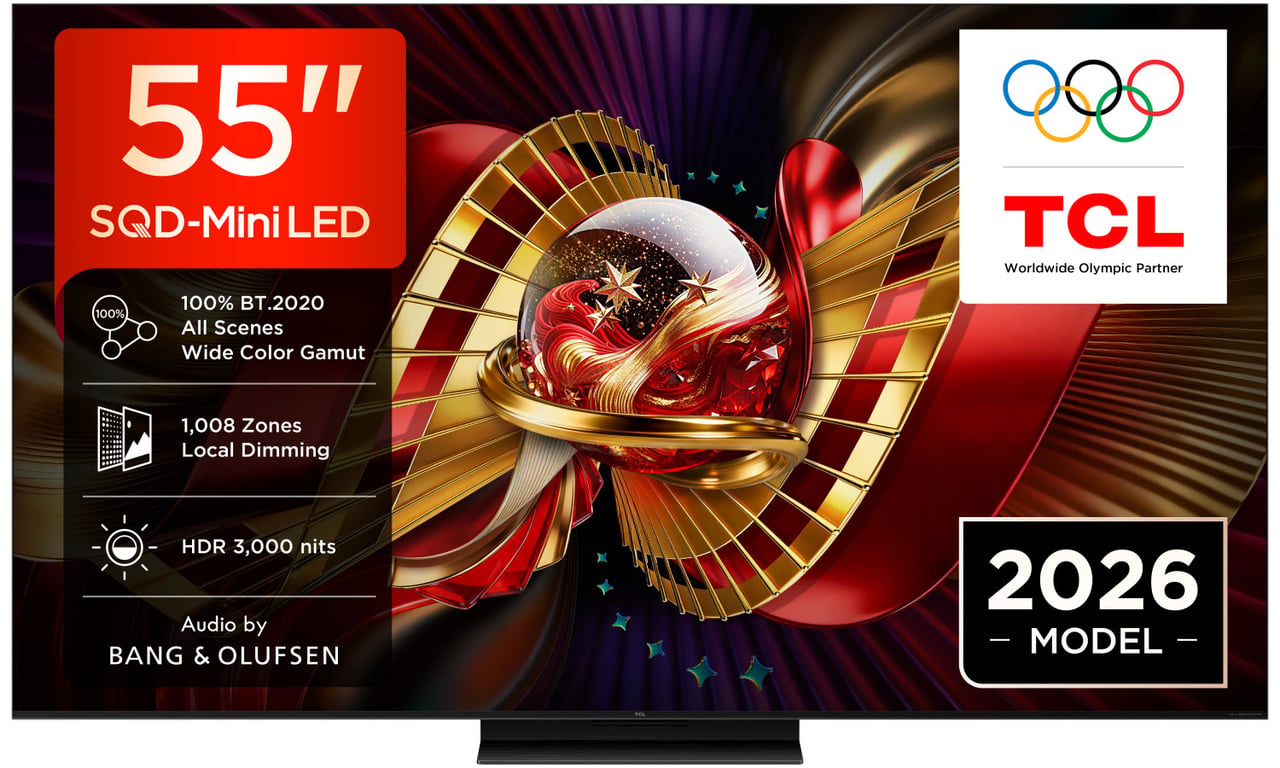 TV TCL QLED Mini LED C8L 55C8L 55 4K UltraHD 144Hz Smart TV Google TV Dolby Vision - vue 3