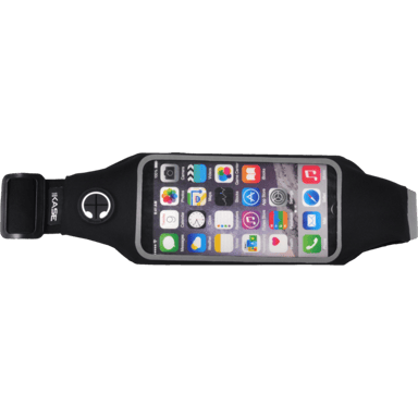 Ceinture de Sport Universelle avec 2 poches, Noir