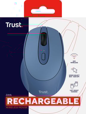 Trust Zaya Mouse da ufficio ambidestro RF senza fili ottico 1600 DPI