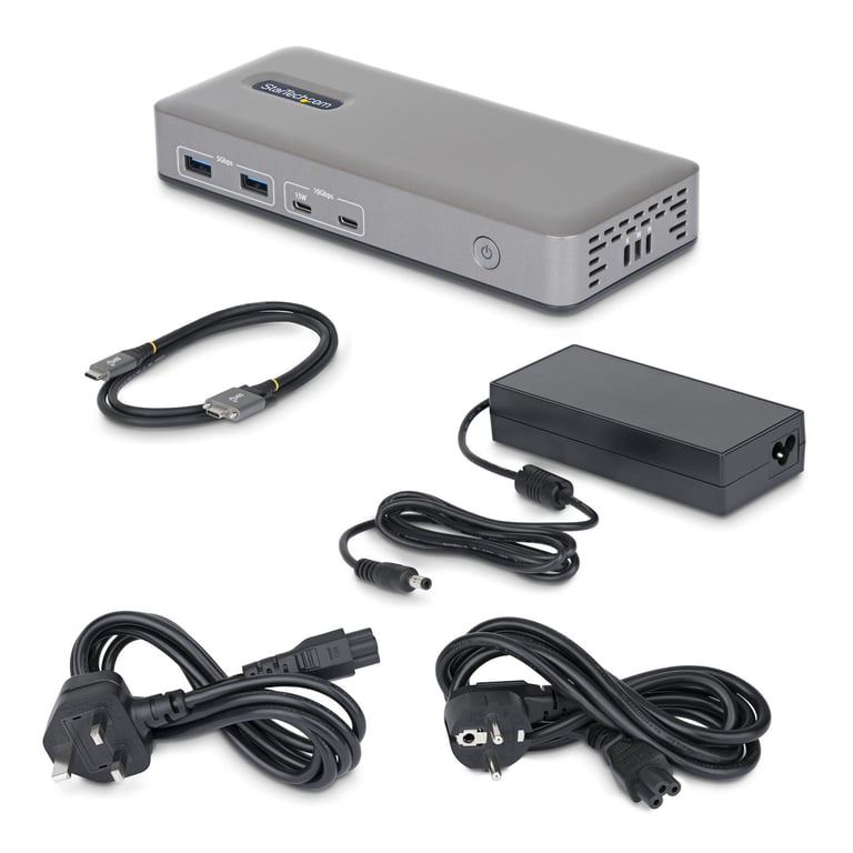USB C Dock 2x HDMI 4K60 1GbE PD Neuf - vue 3