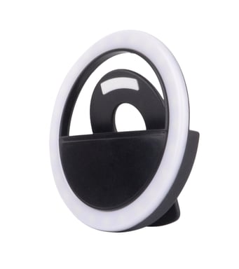 BigBen Connected Anillo de luz LED universal con clip para smartphone Negro