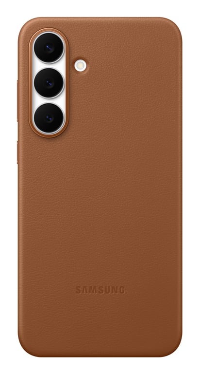 Samsung Coque pour Galaxy S25 FE en Cuir Premium Effet Grainé - vue 4