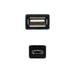 Nanocable CABLE USB 2.0 OTG, TIPO MICRO B/M-A/H, NEGRO, 15 CM