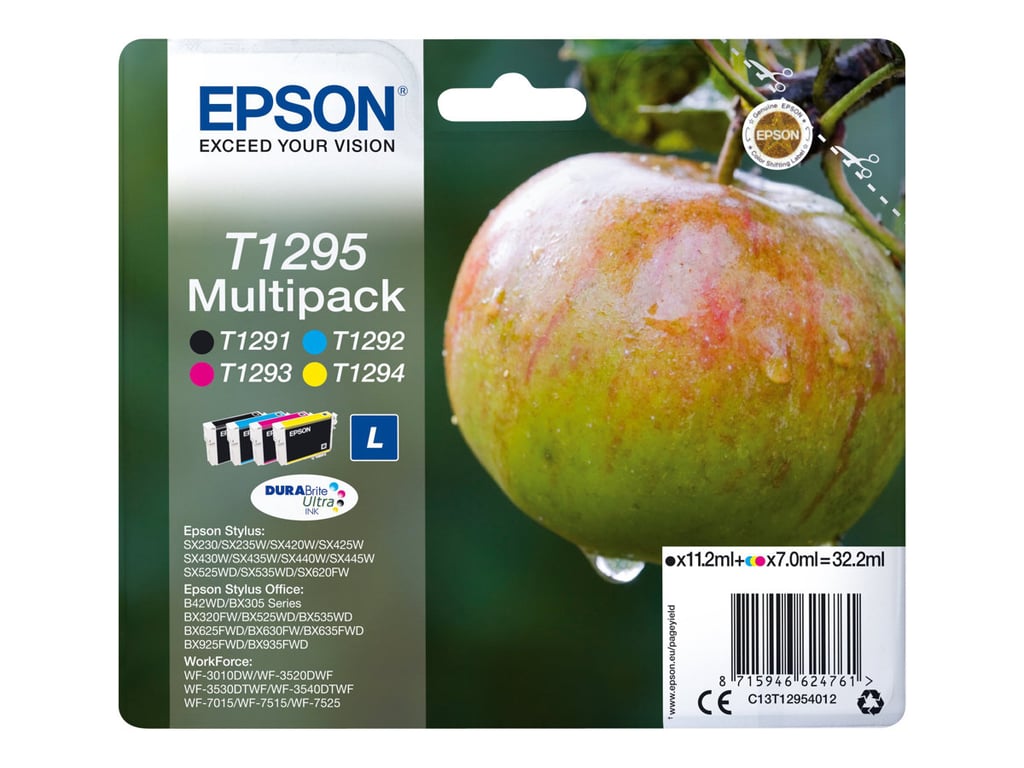 Ink/T1295 Apple 3x7ml CMY 11.2ml BK - Neuf