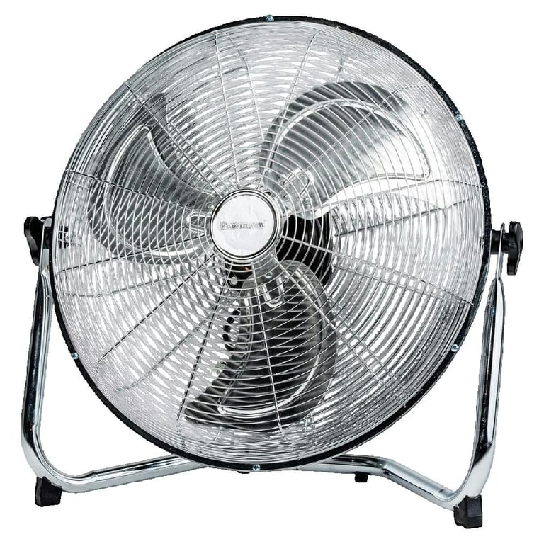Ventilateur De Sol Ravanson WT 7045 – 110W, 3 Vitesses, Inox, Oscillation - vue 3