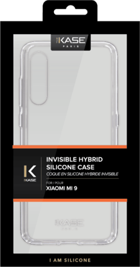 Coque hybride invisible pour Xiaomi Mi 9, Transparente