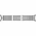 Bracelet Milanese Metal Loop pour G Watch 4/5 Series M/L Argent Samsung