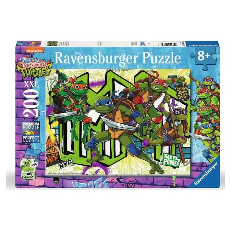 Puzzle 200 pièces : Les tortues invincibles ! Ravensburger France - vue 3