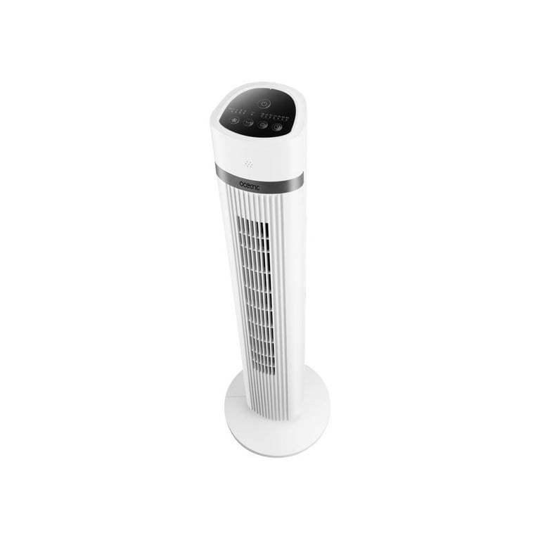 Ventilateur tour OCEANIC Blanc 45 W 101 cm 3 modes 3 vitesses oscillation 90° Minuterie 15 h - Neuf