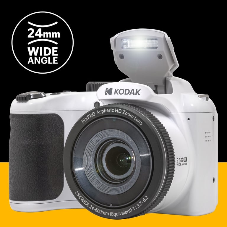KODAK Pixpro AZ255 Appareil Photo Bridge 16 MP Zoom Optique 25x Full HD Grand Angle 24 mm Stabilisateur Écran LCD 3 Étui Inclus – Idéal pour Voyages – - vue 8