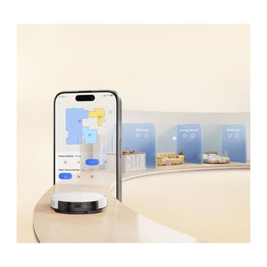 DREAME Mova M1 Robot Aspirapolvere e Mocio - 4500 Pa - 300 ml - Bianco
