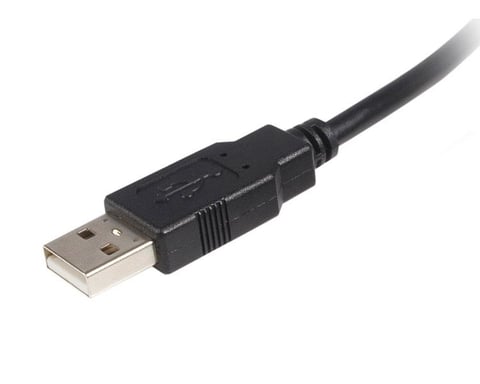 StarTech.com Cable USB de 2m para Impresora - USB A Macho a USB B Macho - Adaptador Negro