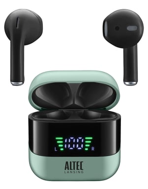 Altec Lansing Club Casque True Wireless Stereo (TWS) Ecouteurs Appels/Musique Bluetooth Vert