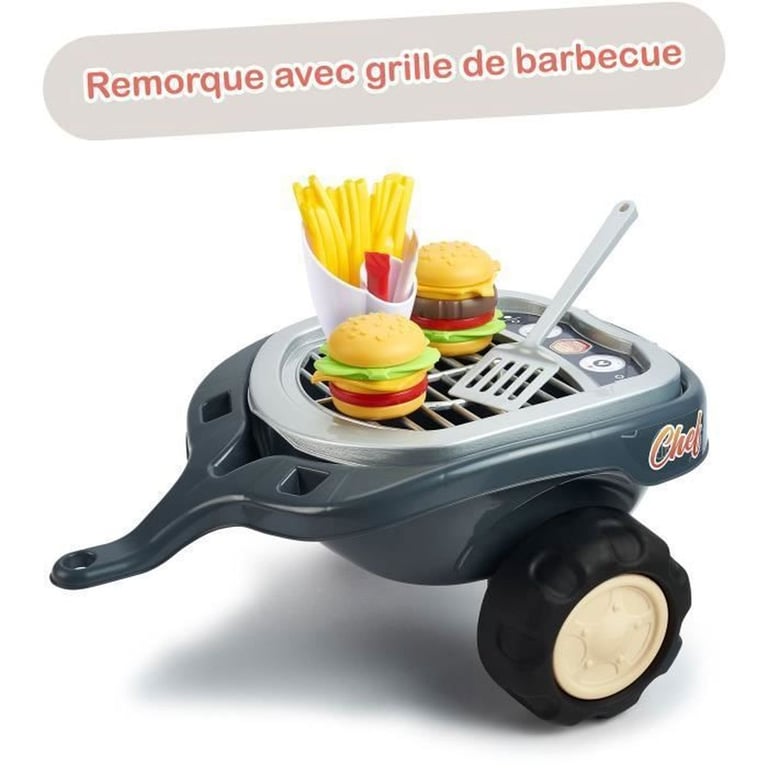 Porteur FALK Food Truck Volant directionnel Remorque Dès 100% Fabriqué en France - vue 5