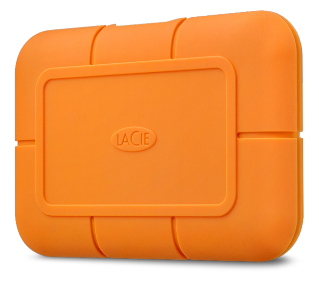 Disque dur LaCie Rugged 1000 Go - Orange - Neuf