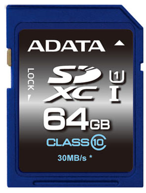ADATA SDXC UHS Classe 10 Neuf