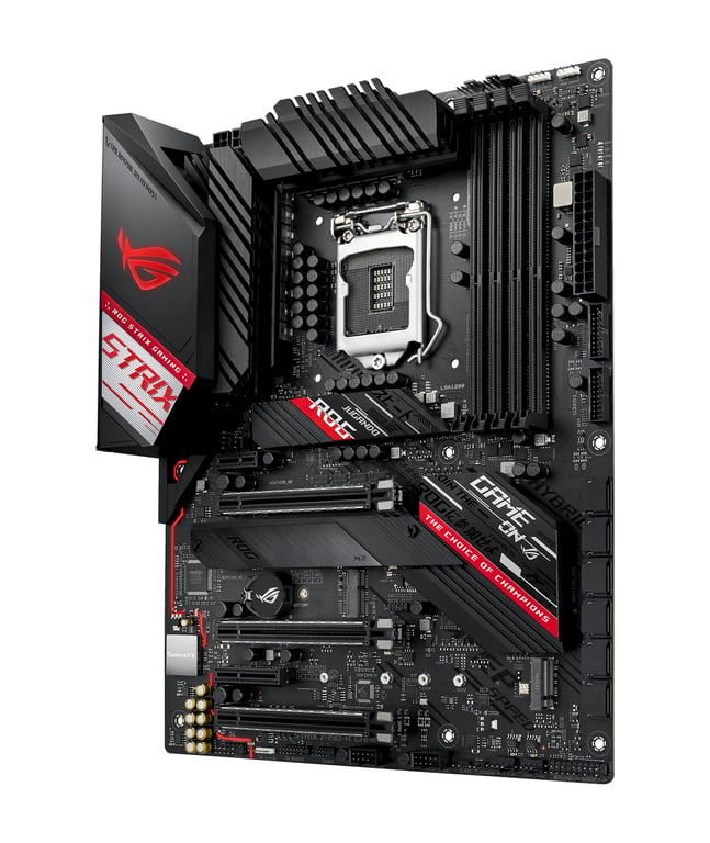 ASUS ROG STRIX Z490 H GAMING Carte mère ATX Socket LGA1200 Z490 Chipset USB C Gen2 USB 3.2 Gen 1 USB 3.2 Gen 2 2.5 Gigabit LAN carte graphique embarquée unité centrale requise ... - vue 3