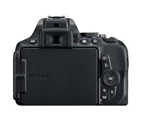 Nikon D5600 + AF-S DX 18-105mm G ED VR + 8GB SD Juego de cámara SLR 24,2 MP CMOS 6000 x 4000 Pixeles Negro